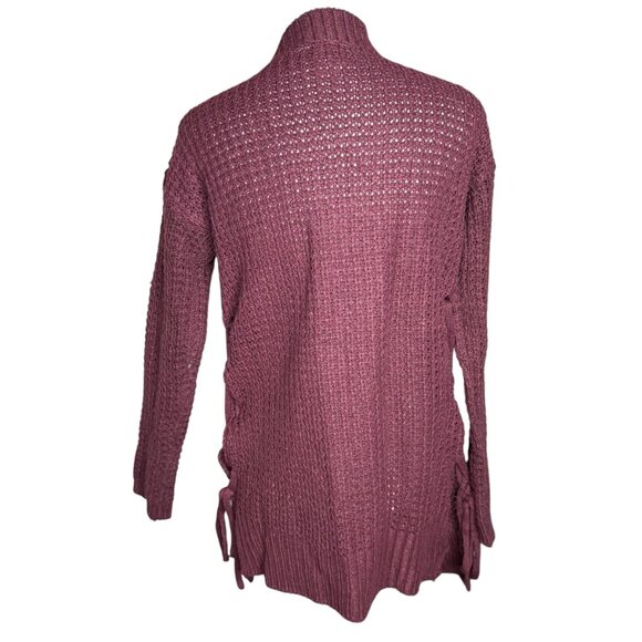 Harlow & Rose open front cardigan Medium maroon - Picture 7 of 9